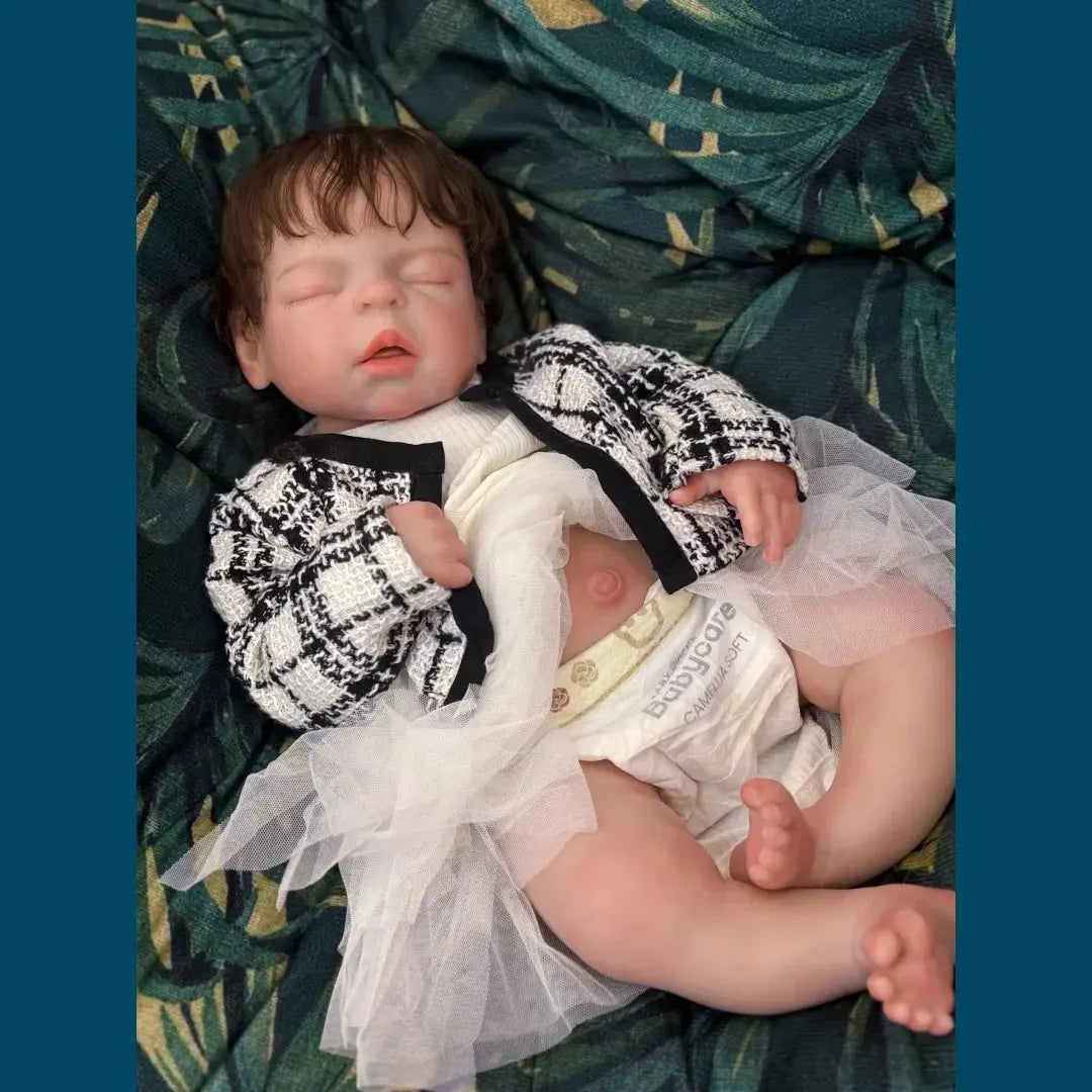 Image of Reborn Baby Dolls 22Inch Big Size Can Open Mouth Bébé Reborn De