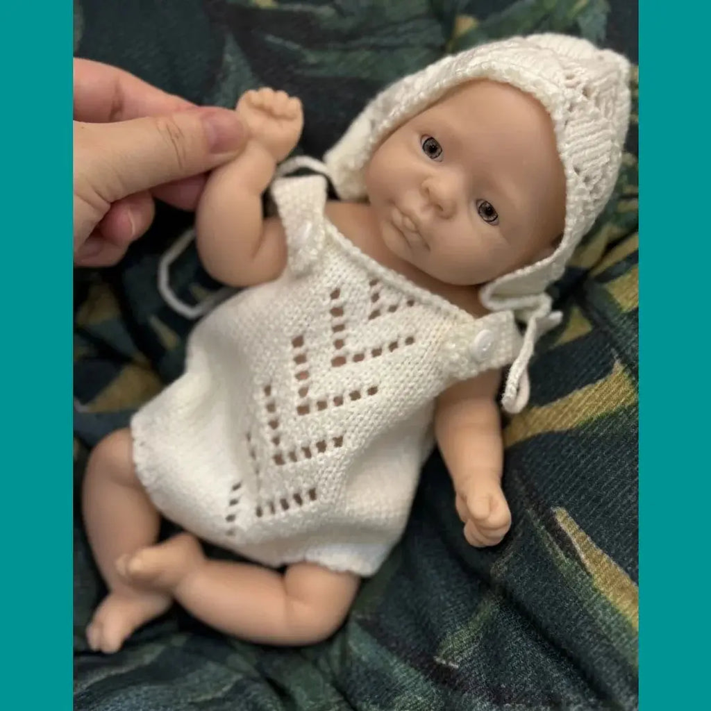 Image of Reborn Baby Dolls 10Inch Open Eyes Bebe Reborn De Silicona Girl Doll