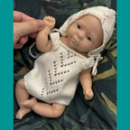 Image of Reborn Baby Dolls 10Inch Open Eyes Bebe Reborn De Silicona Girl Doll