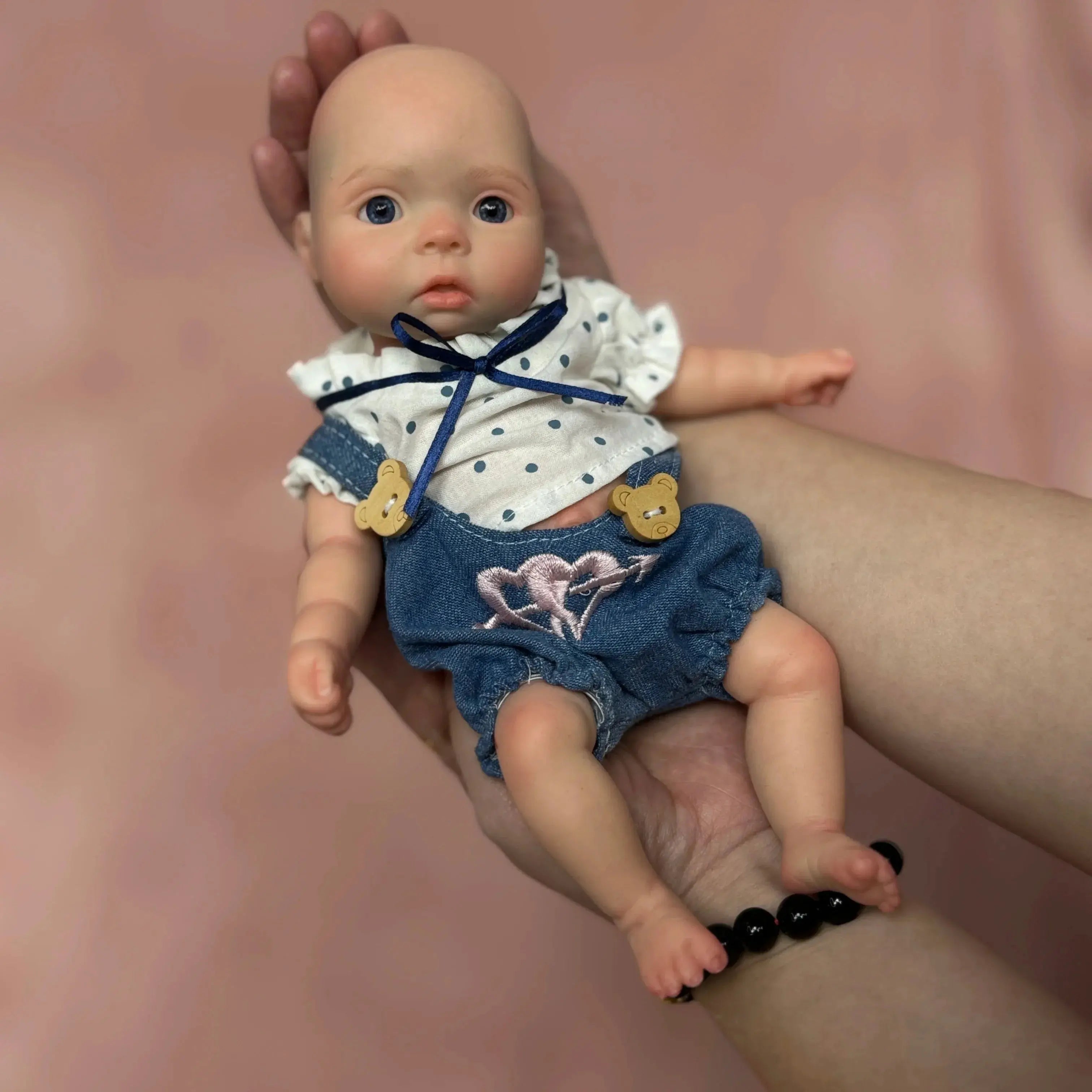 Image of Reborn Baby Dolls 27Cm Angel Girl Whole Silicone Bebe Reborn Dolls 3D