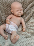 Image of Reborn Baby Dolls 13Inch Silicone Bebe Can Open Mouth Full Solid