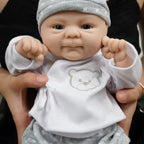 Image of Reborn Baby Dolls 14 Inch Full Silicone Reborn Baby Dolls Boy Girl