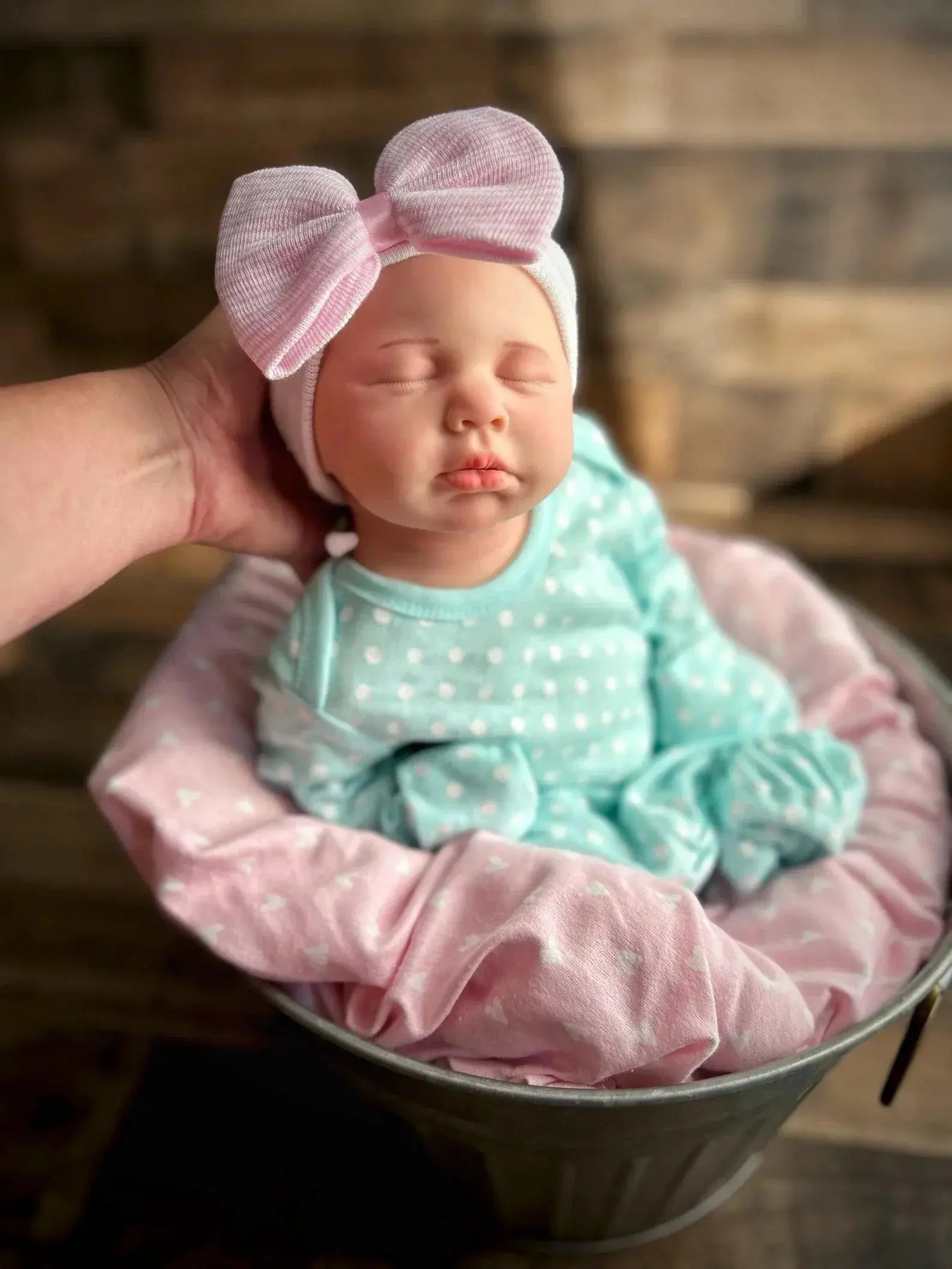 Image of Reborn Baby Dolls 18Inch Can Open Mouth&Washable Full Body Silicone