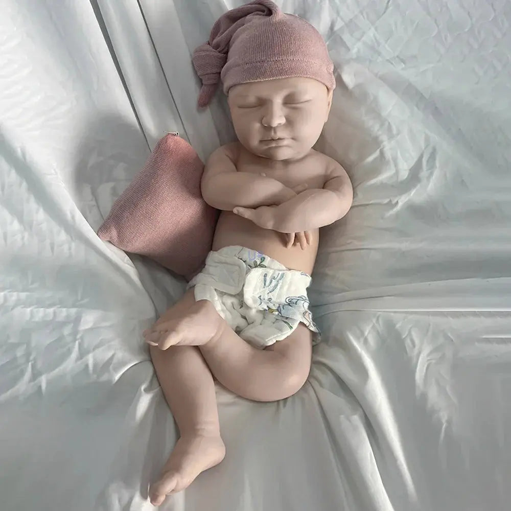 Image of Reborn Baby Dolls 55Cm 22" Weighted Super Soft Platinum Silicone