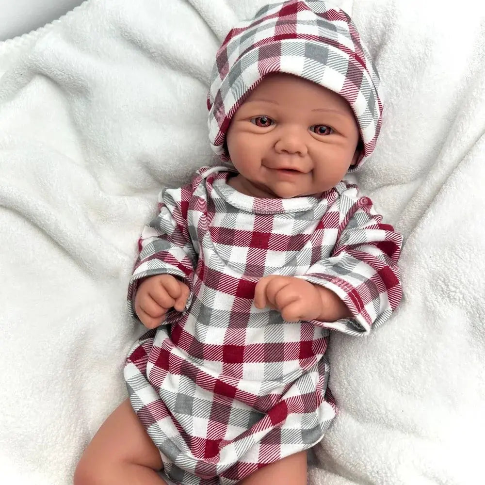 Image of Reborn Baby Dolls Photography Prop 17Inch Lifelike Silicone Reborn