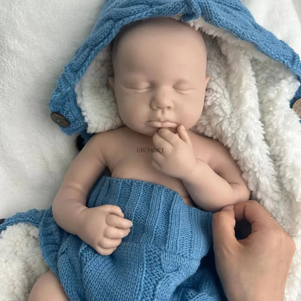 Image of Reborn Baby Dolls Unpainted Flexible Silicone Reborn Doll Blank 50Cm