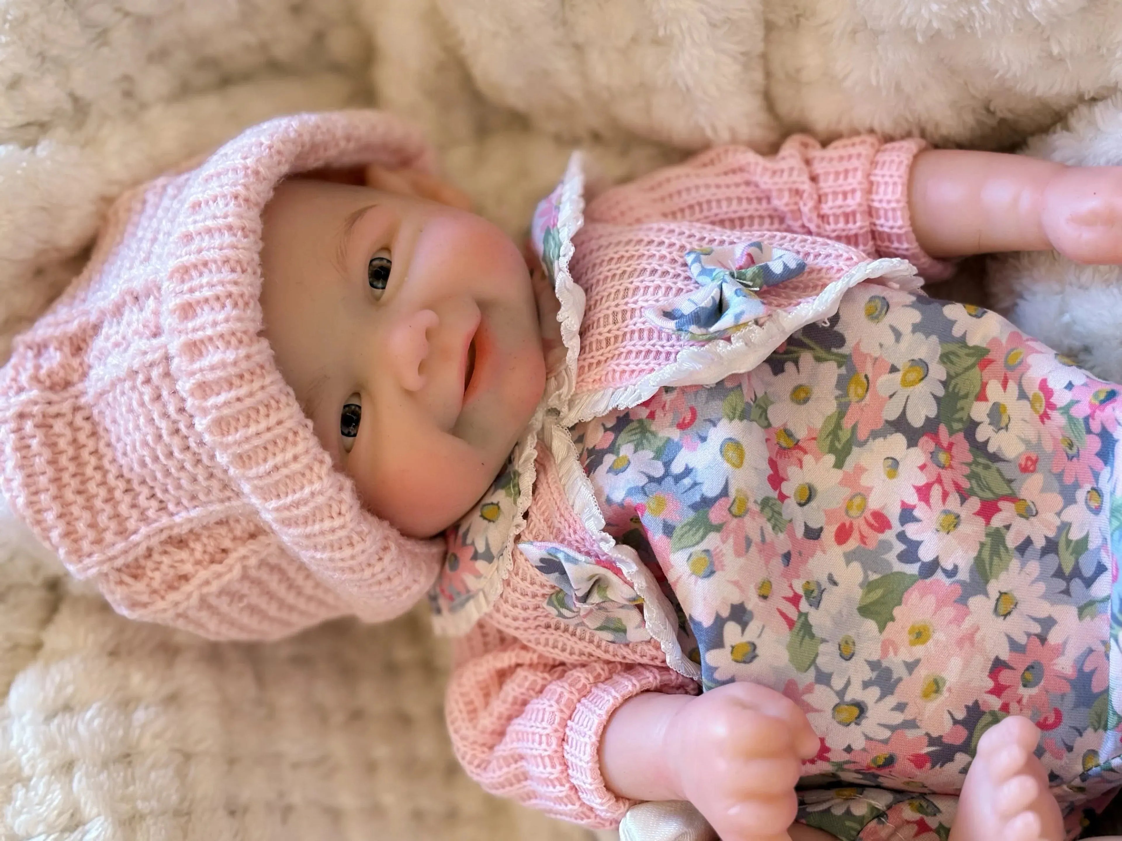Image of Reborn Baby Dolls 13Inch Open Mouth Reborn Dolls Pascale&Vivienne