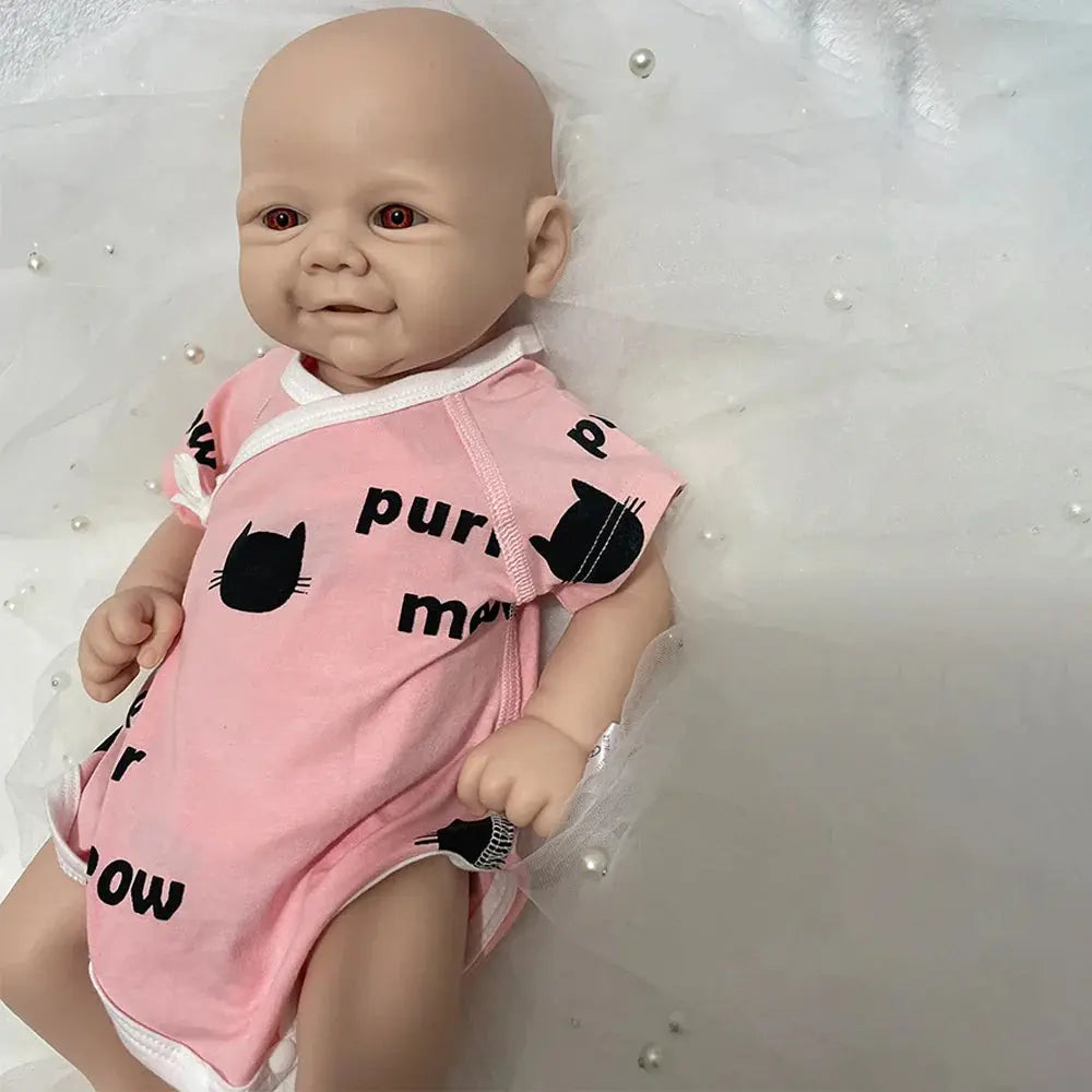 Image of Reborn Baby Dolls 17Inch 43Cm Unpainted Full Body Silicone Reborn