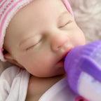 Image of Reborn Baby Dolls 13Inch Open Mouth Loulou Girl&Boy Painted Full Body