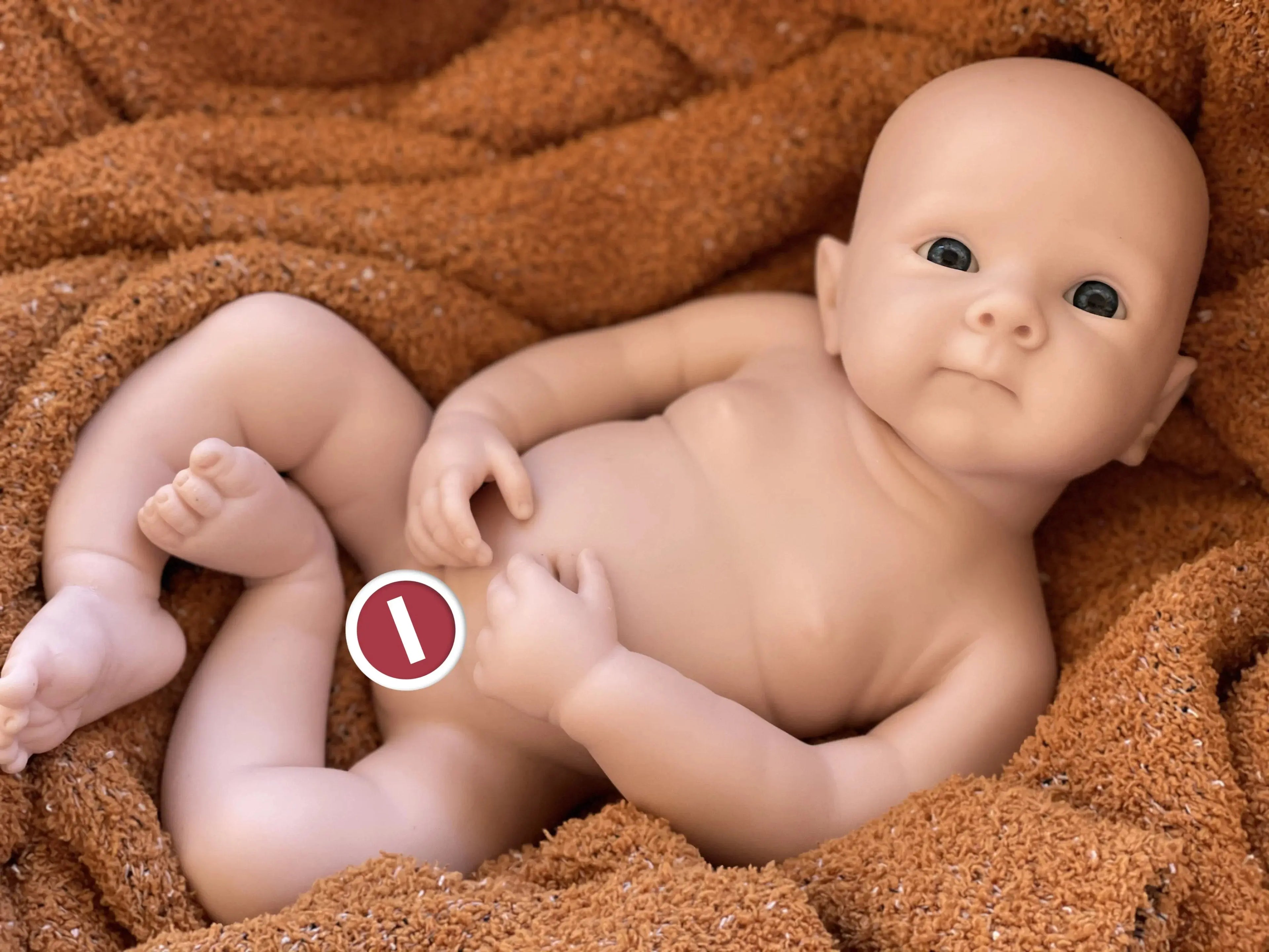 Image of Reborn Baby Dolls 18Inch Unpainted Girl Bettie Reborn Dolls Open