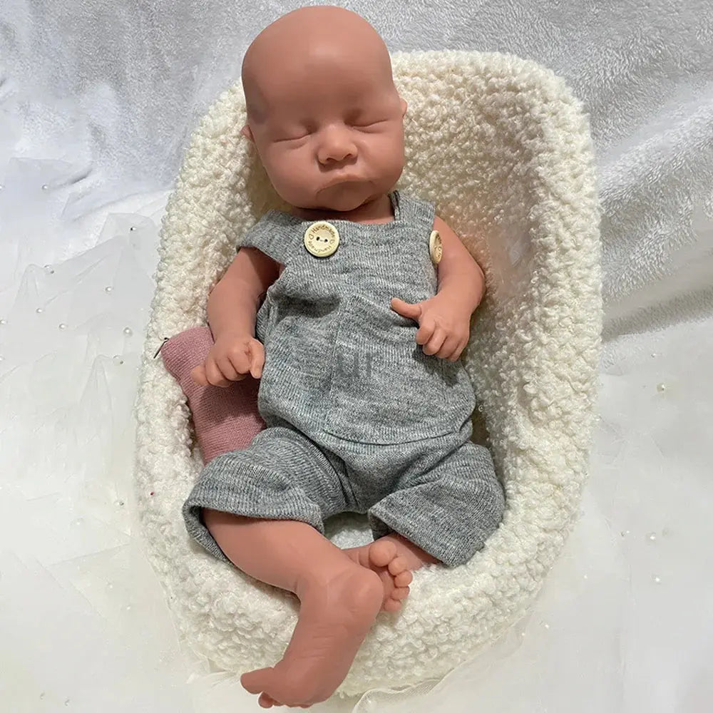 Image of Reborn Baby Dolls 17Inch Realistic Details & Handmade Soft Baby Boy