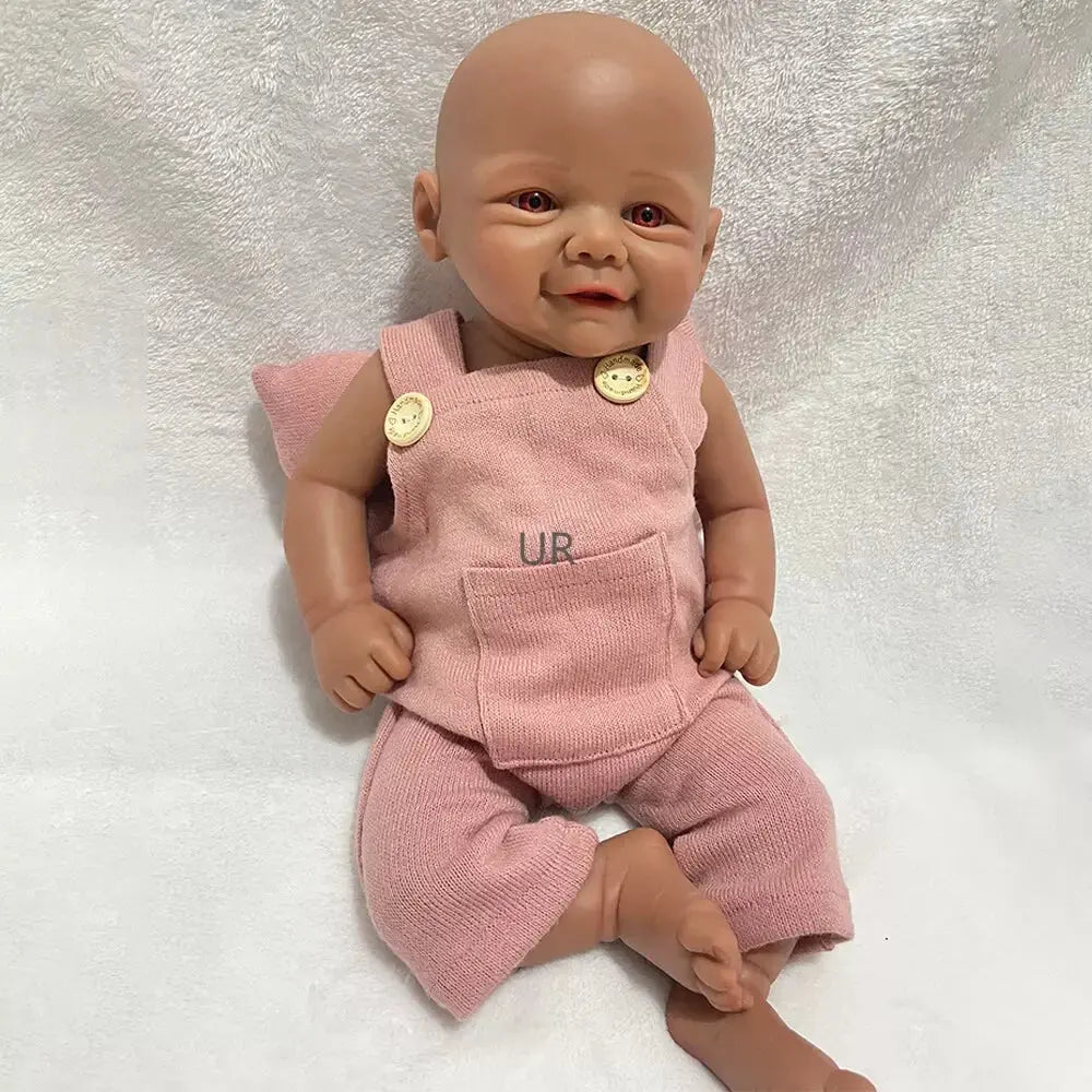 Image of Reborn Baby Dolls Black Newborn Baby Lifelike 1:1 Size And Weight