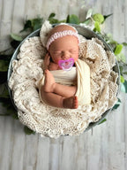 Image of Reborn Baby Dolls 18 Inch (Fair Skin)Pascale Girl Silicone Doll -
