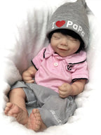 Image of Reborn Baby Dolls 42Cm April Whole Body Solid Silicone Bebe Reborn