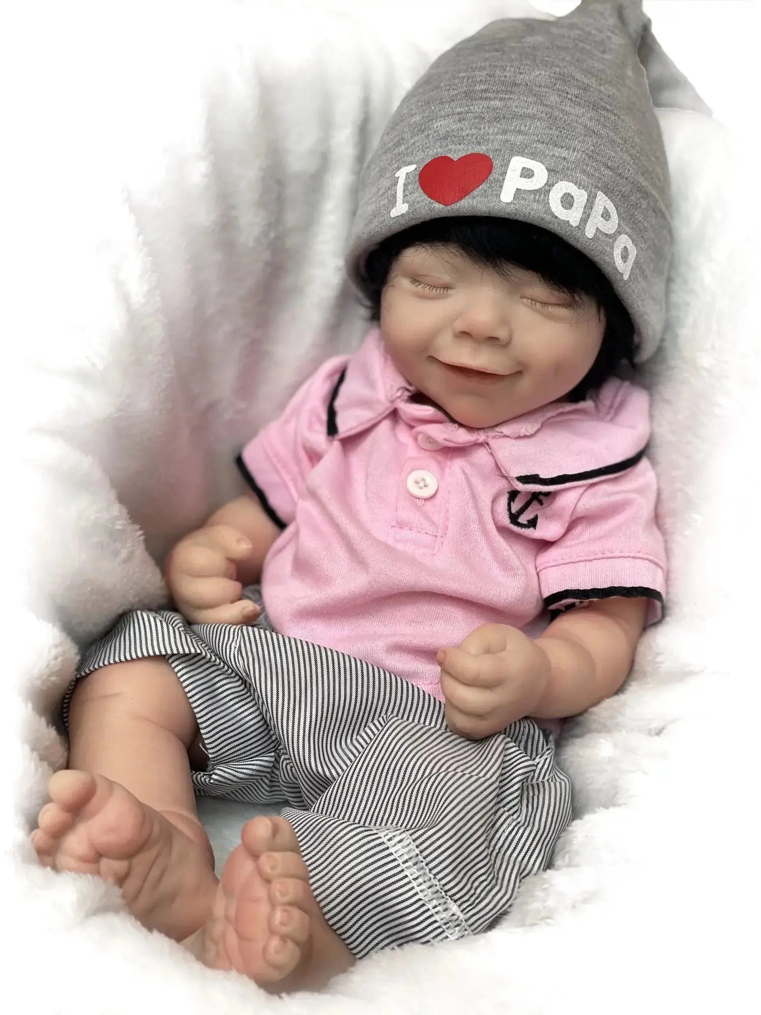 Image of Reborn Baby Dolls 42Cm April Whole Body Solid Silicone Bebe Reborn