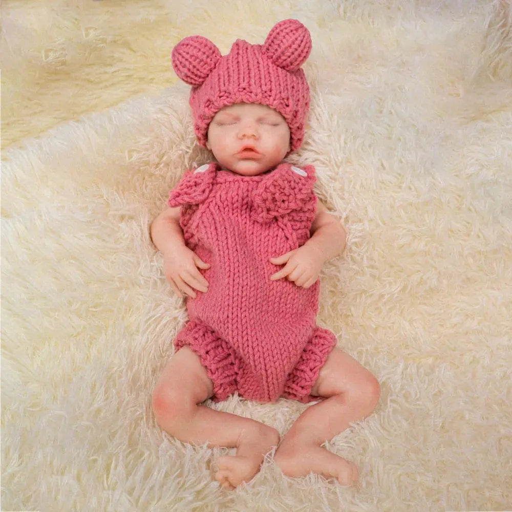 Image of Reborn Baby Dolls Full Body Soft 17" African American Reborn Baby