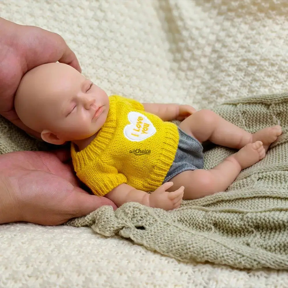 Image of Reborn Baby Dolls Mini 12 Inch 30Cm Full Soft Silicone Reborn Baby