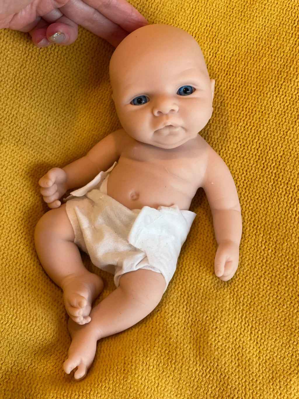 Image of Reborn Baby Dolls 25Cm Reborn Dolls Dark Skin Full Body Soft Solid
