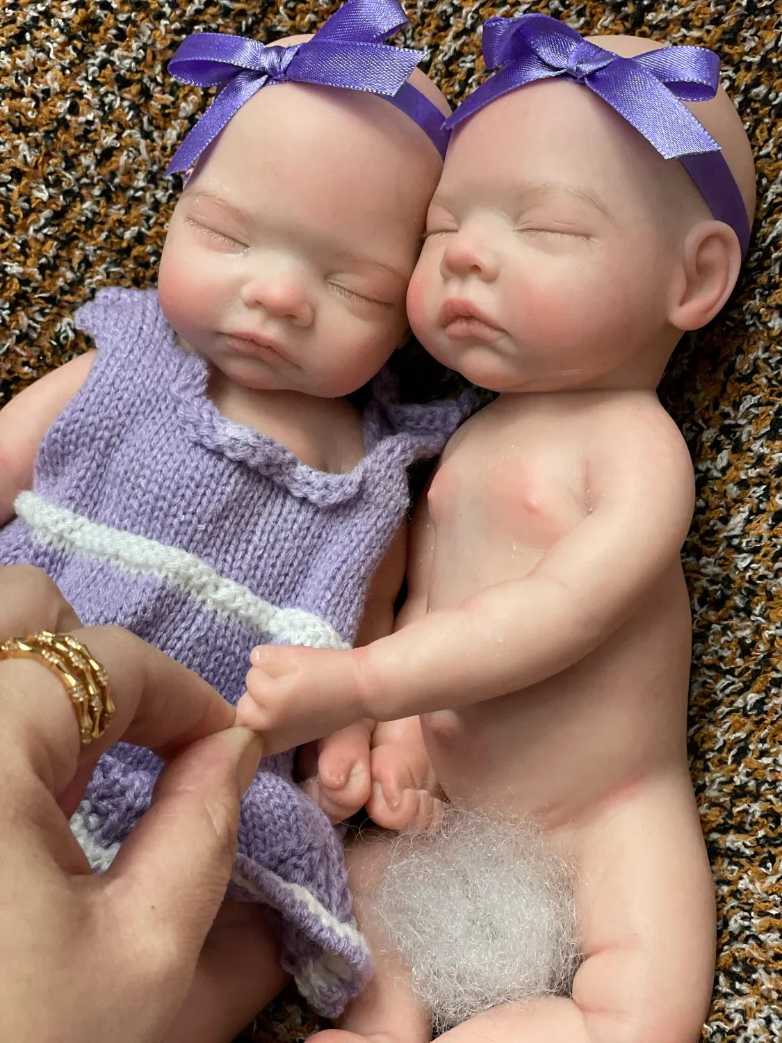 Image of Reborn Baby Dolls 11 Styles/ 26Cm Waterproof Close/Open Solid