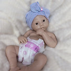 Image of Reborn Baby Dolls 45Cm Open Mouth Meadow Solid Silicone Bébé Reborn