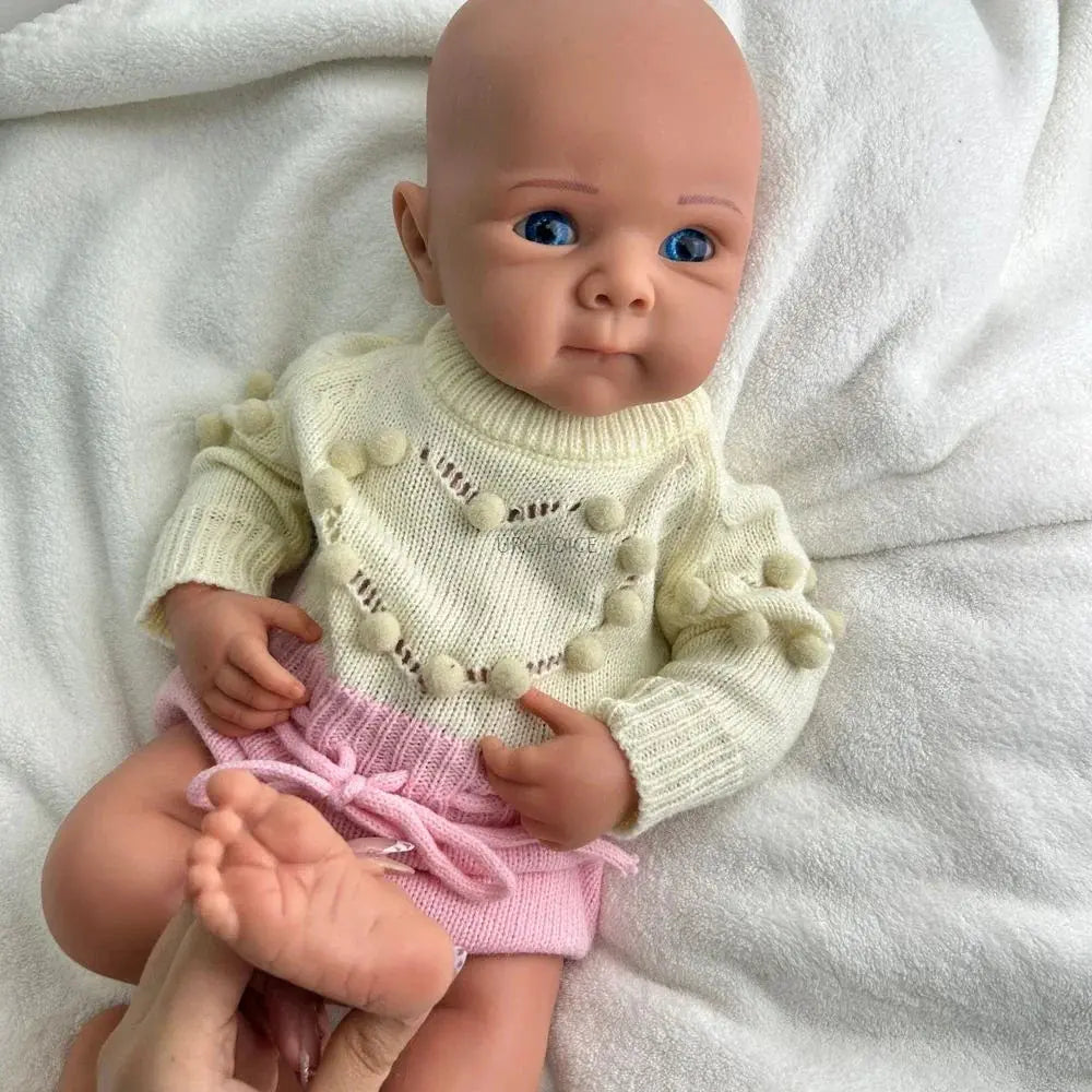 Image of Reborn Baby Dolls 19Inch Baby Girl Bettie Full Body Soft Silicone