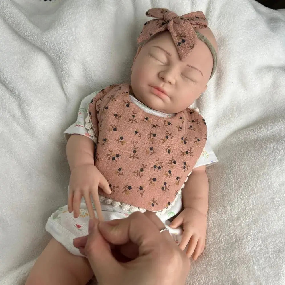 Image of Reborn Baby Dolls Handmade Soft 22Inch Silicone Reborn Baby Girl