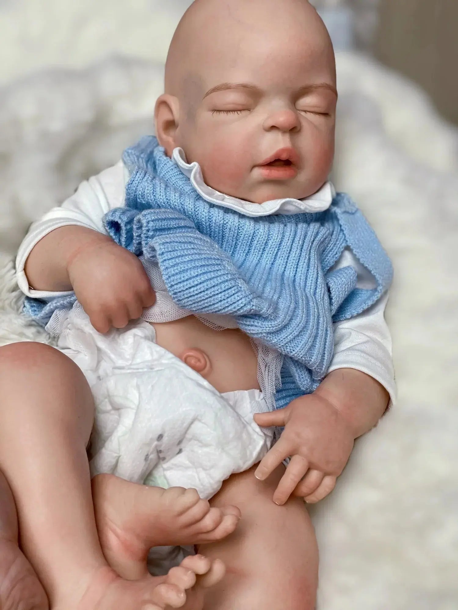 Image of Reborn Baby Dolls 55Cm Washable Solid Silicone Bebe Reborn Girl With