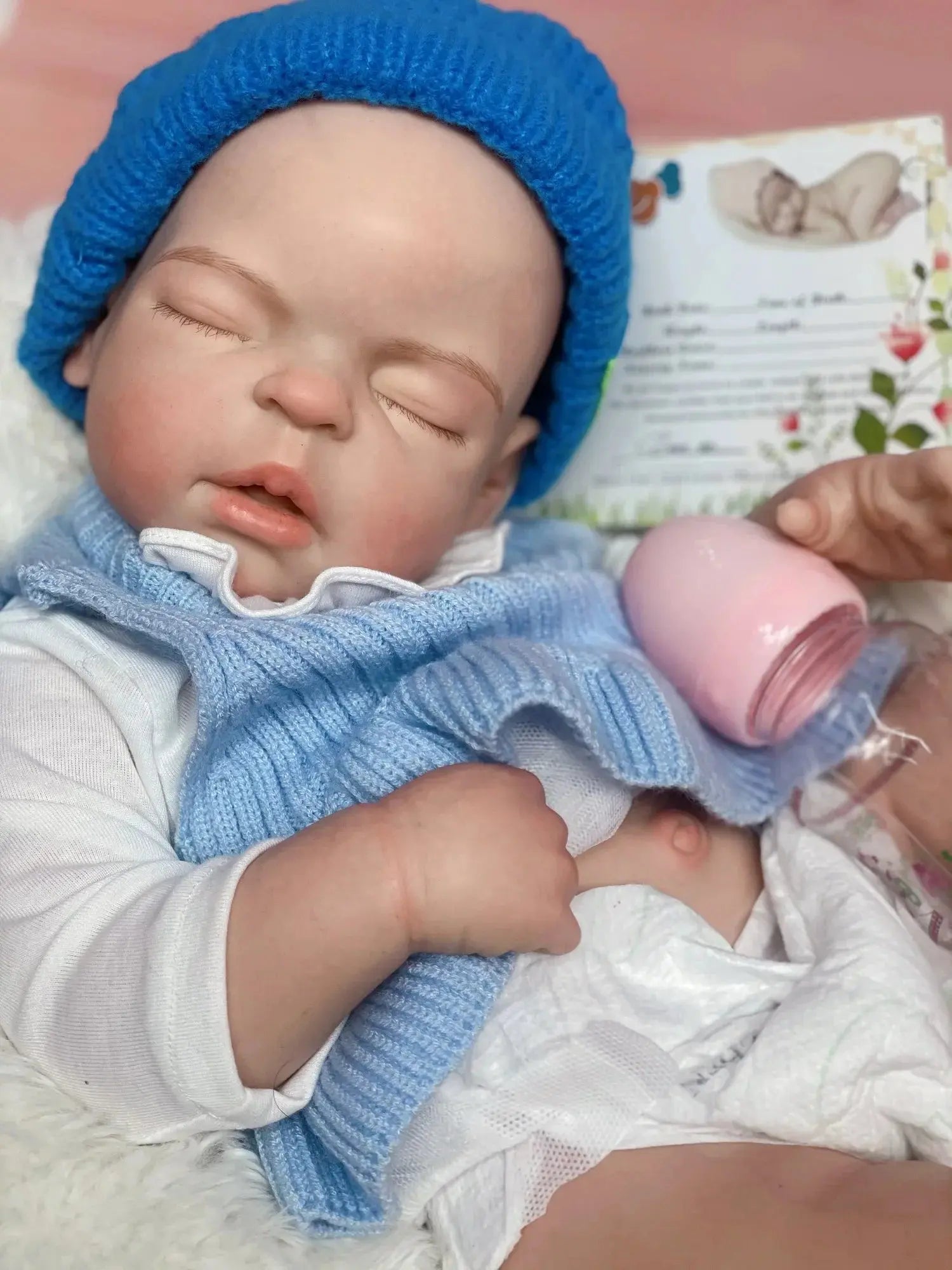 Image of Reborn Baby Dolls 55Cm Washable Solid Silicone Bebe Reborn Girl With