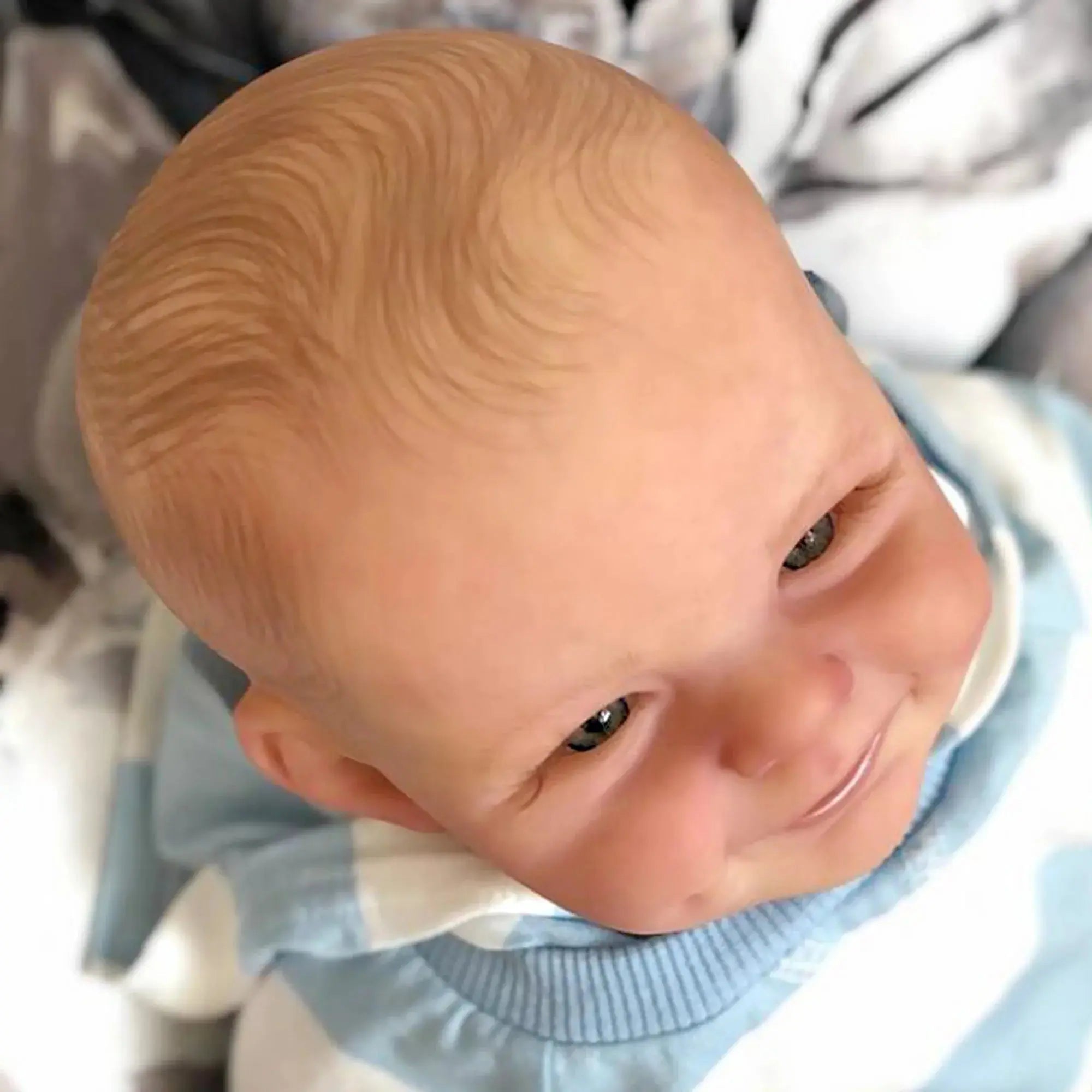 Image of Reborn Baby Dolls Shaya 20-22" Reborn Dolls 3D Painted Smile Boy Soft