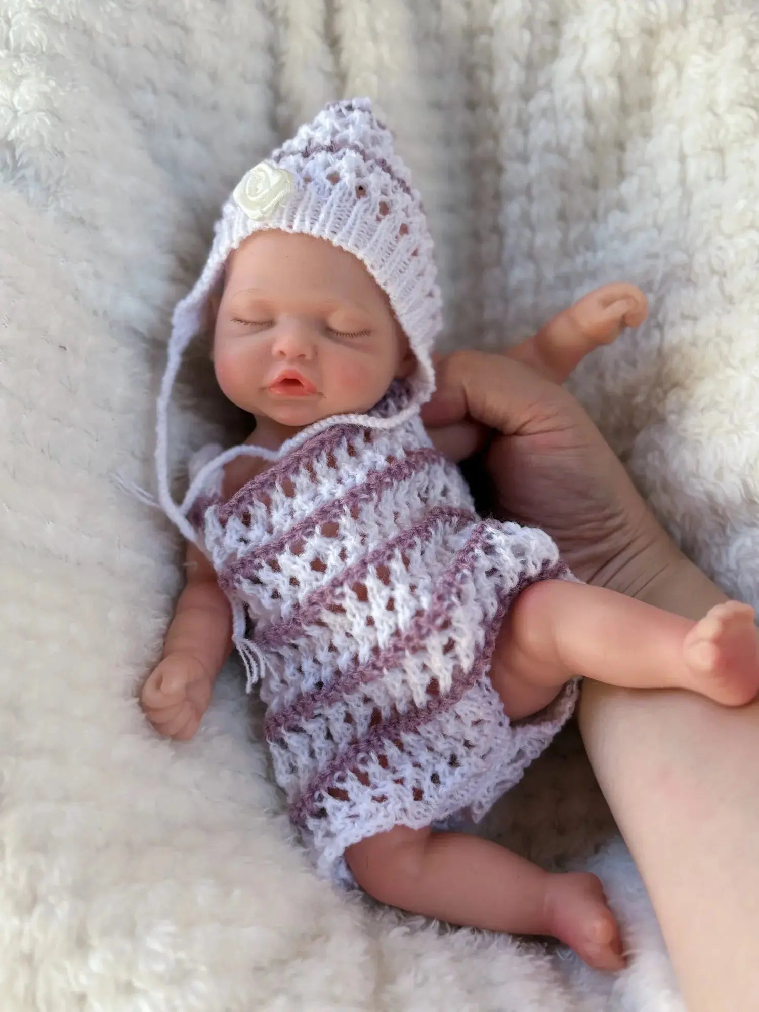 Image of Reborn Baby Dolls 10Inch Silicone Girl Reborn Doll Waterproof