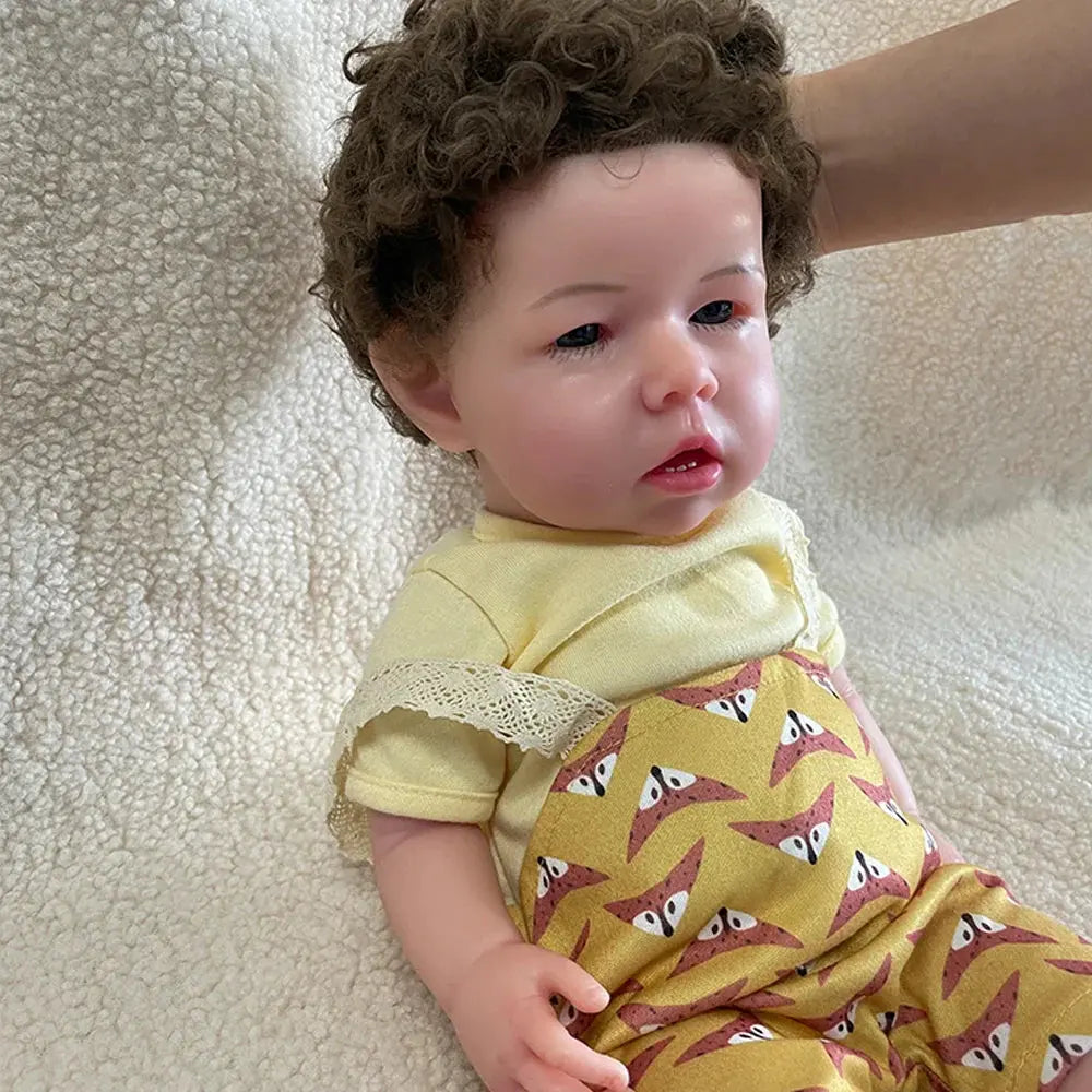 Image of Reborn Baby Dolls Realistic Flexible Silicone Reborn Baby Boy 50Cm