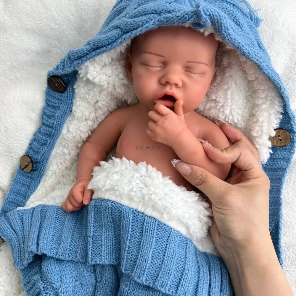 Image of Reborn Baby Dolls Realistic 45Cm Silicone Reborn Baby Girl Lifelike