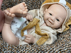 Image of Reborn Baby Dolls 18Inch Girl Vivienne Bebê Reborn Dolls Unpainted