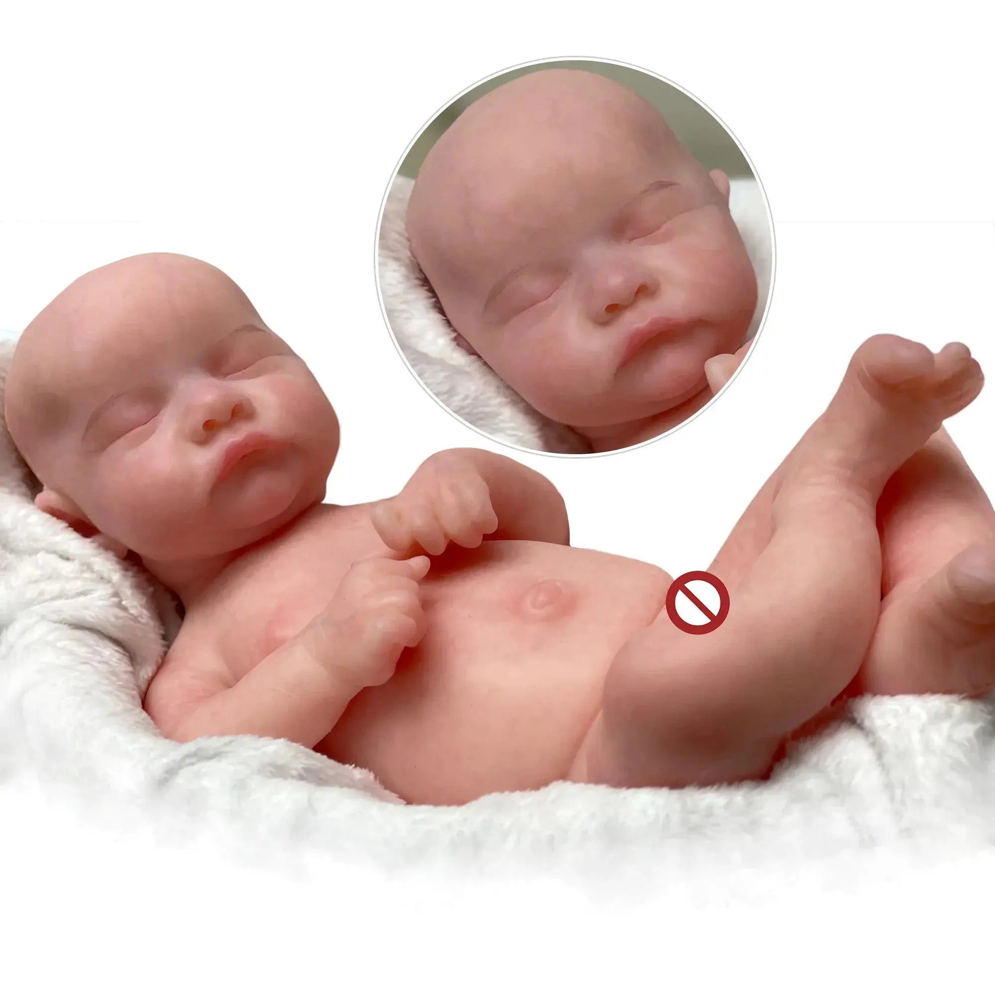 Image of Reborn Baby Dolls Wholesale 45Cm Levi Soft Full Body Solid Silicone
