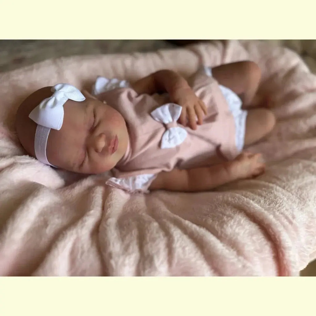 Image of Reborn Baby Dolls 18Inch Washable Laura Solid Silicone Bebe Reborn