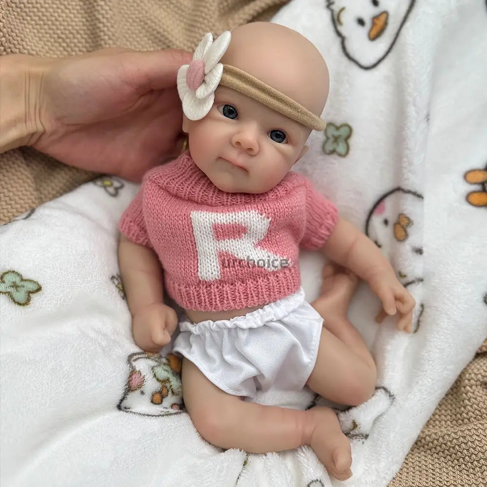 Image of Reborn Baby Dolls 12Inch Micro Baby Girl Bettie Full Body Silicone