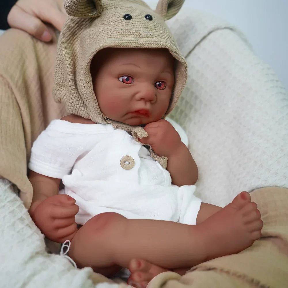 Image of Reborn Baby Dolls Baby Like Touch 41Cm All Silicone Boy Reincarnation