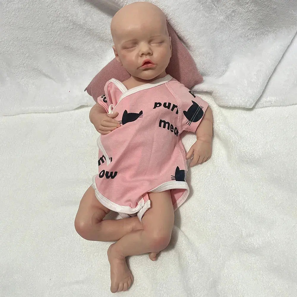 Image of Reborn Baby Dolls Unpainted 18Inch Full Body Silicone Reborn Baby