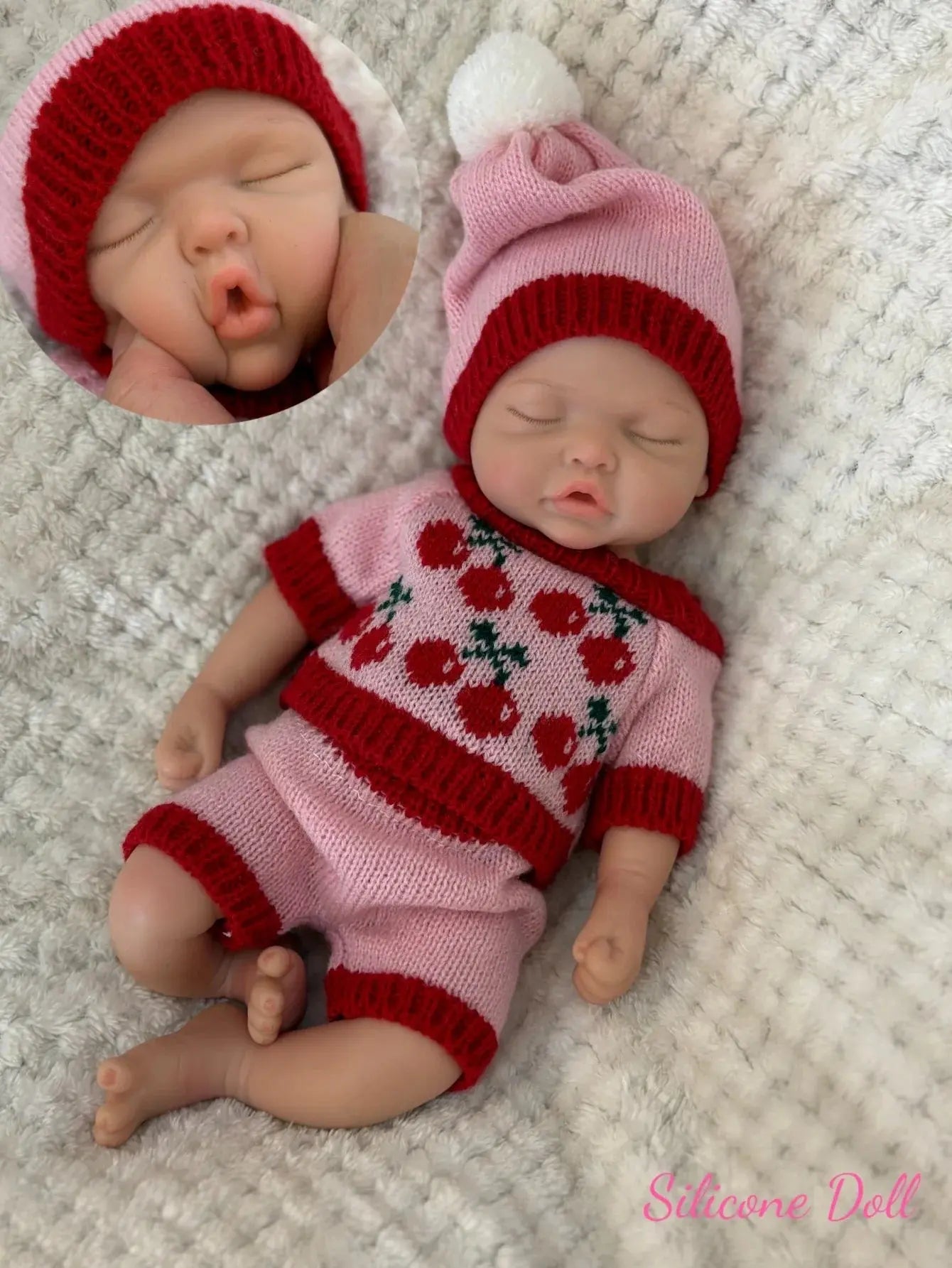 Image of Reborn Baby Dolls 13 Inch Lifelike Silicone Bebe Reborn Doll Girl