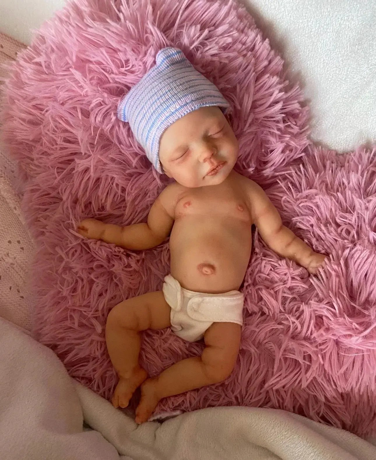 Image of Reborn Baby Dolls 10Inch Can Washable Close Eyes Bebe Reborn Girl