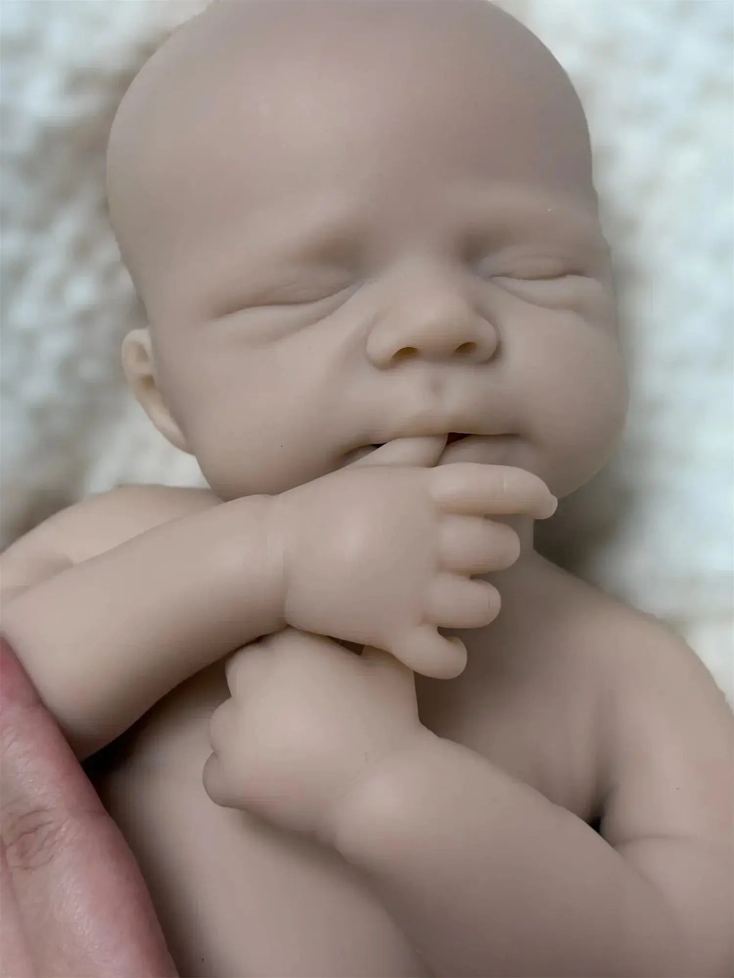 Image of Reborn Baby Dolls 45Cm Can Open Mouth Pascale Solid Silicone Bebe