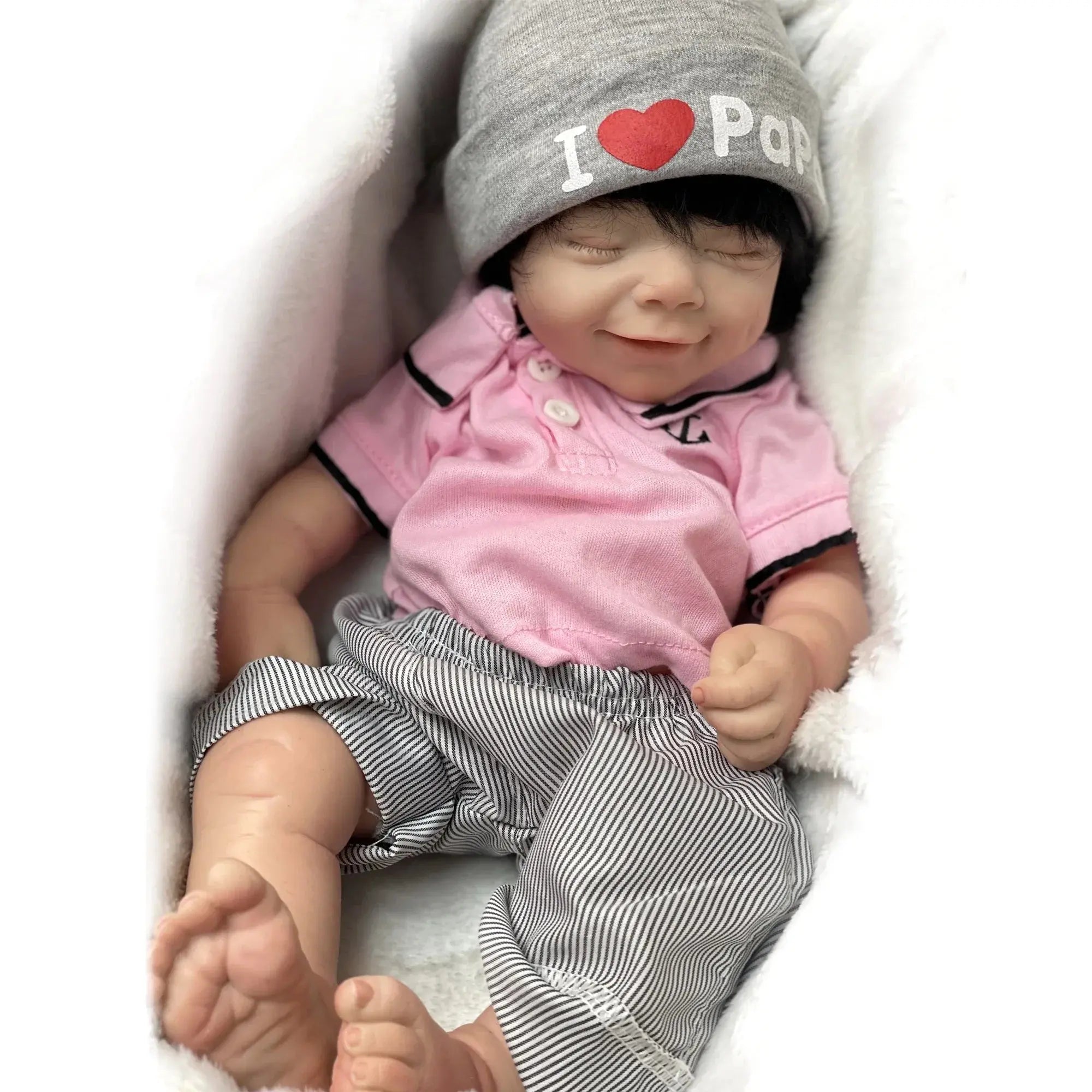Image of Reborn Baby Dolls 42Cm April Whole Body Solid Silicone Bebe Reborn