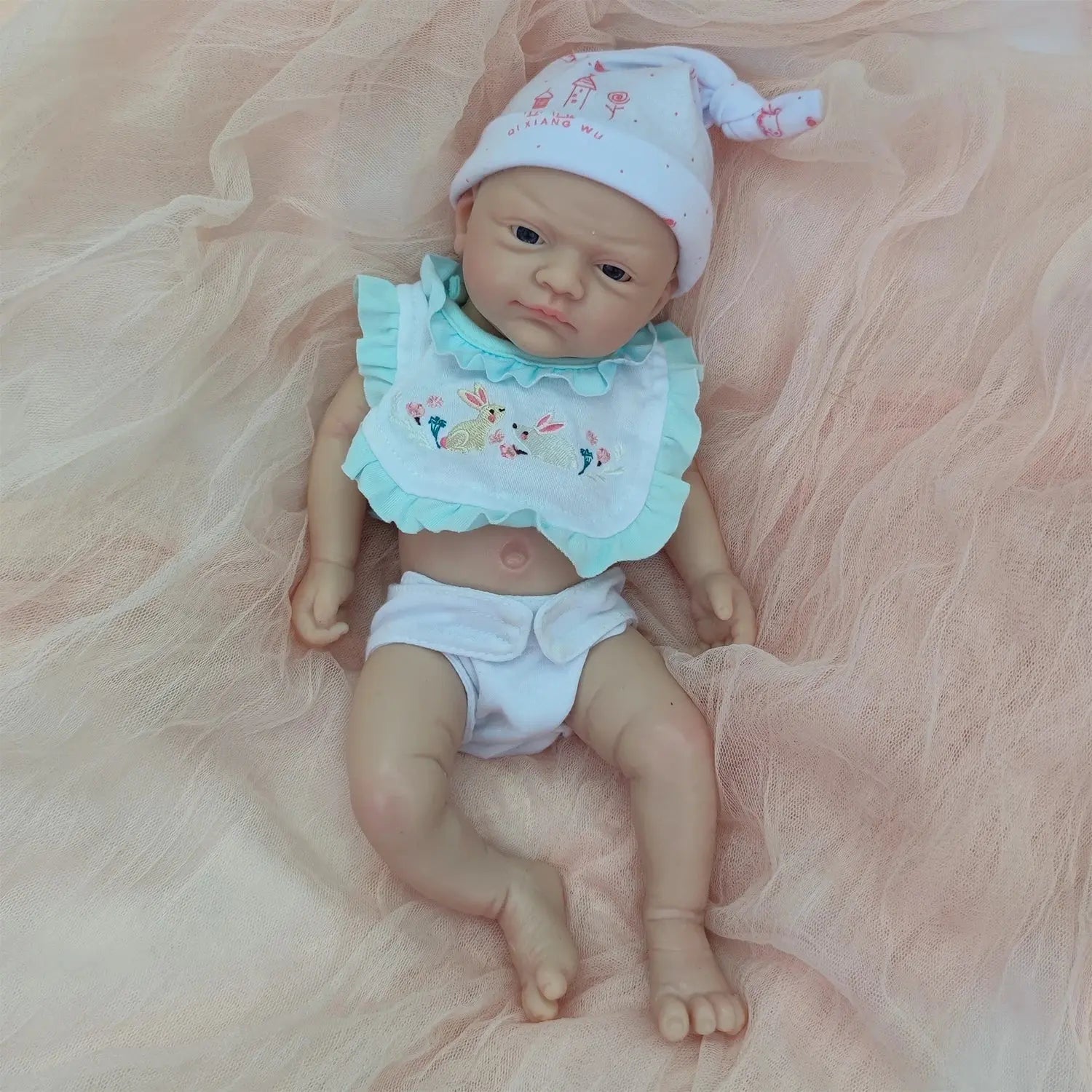 Image of Reborn Baby Dolls 12 Inches Soft Silicone Reborn Baby Doll Boy -