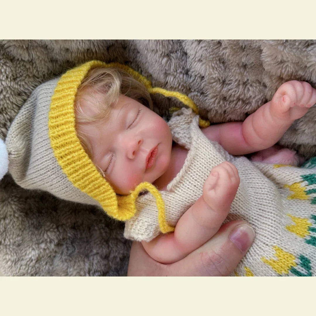 Image of Reborn Baby Dolls 10Inch Can Open Mouth Full Body Silicone Reborn