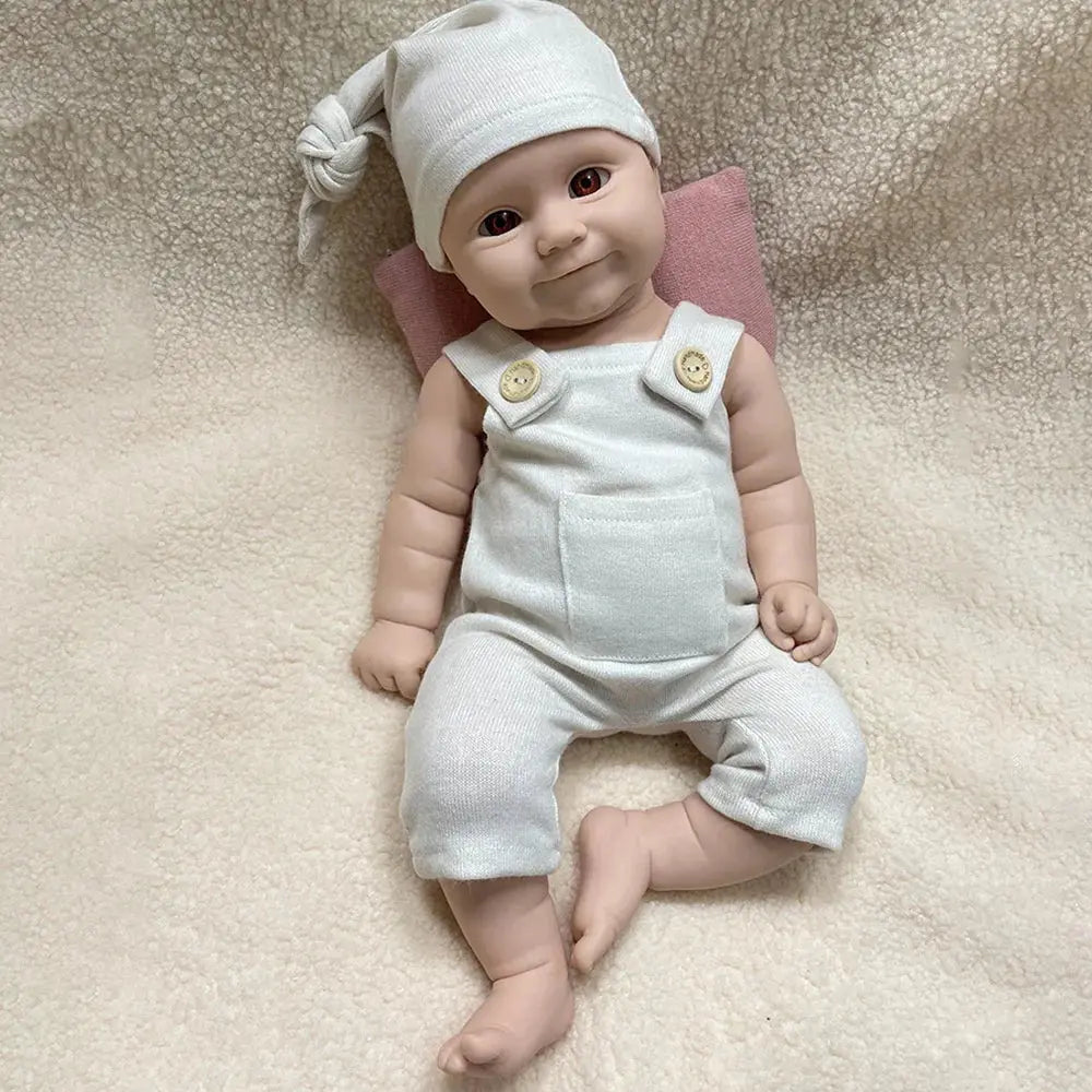 Image of Reborn Baby Dolls 1:1 Full Body Soild Silicone Reborn Baby Girl
