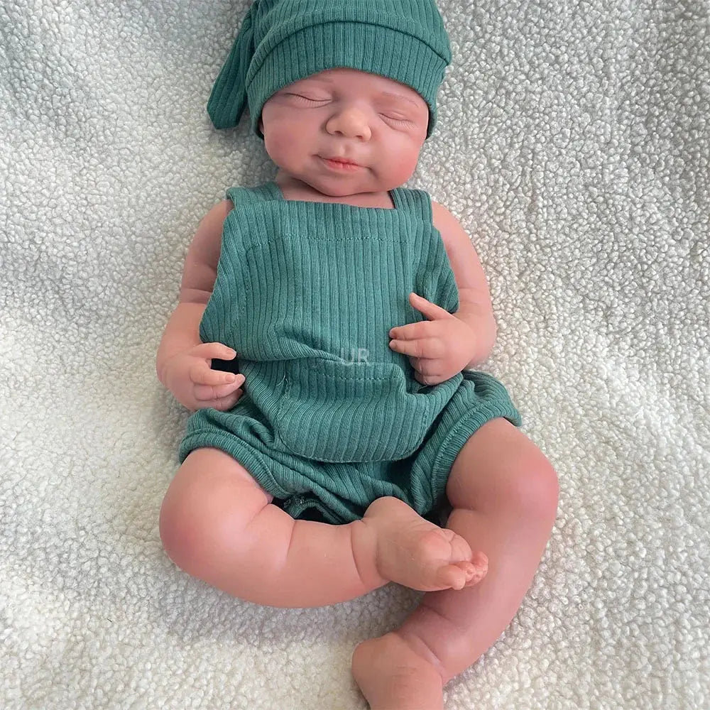 Image of Reborn Baby Dolls Realisitc Boy 18 Inch Doll Weighted Kids Gift Set