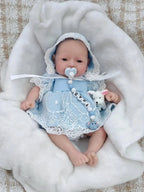 Image of Reborn Baby Dolls Realistic Miniature Babies 7" Full Body Silicone