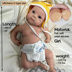 Image of Reborn Baby Dolls Cute 19-Inch Full-Body Silicone Reborn Baby Doll –
