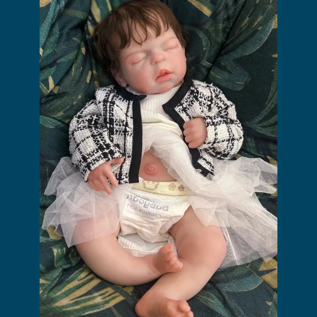 Image of Reborn Baby Dolls 22Inch Big Size Can Open Mouth Bébé Reborn De