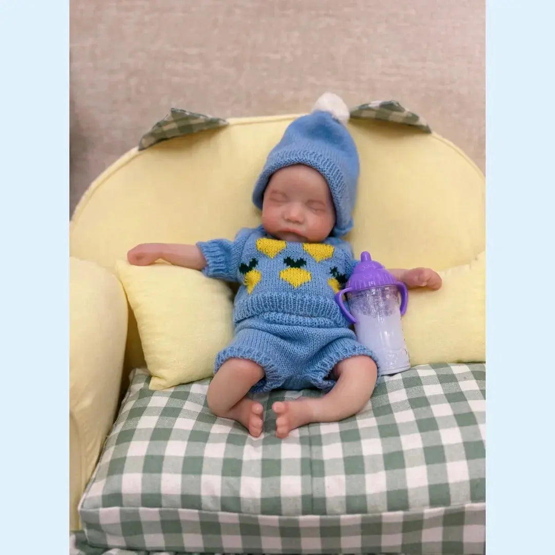 Image of Reborn Baby Dolls 13Inch Close Eyes & Open Mouth Levi Full Body